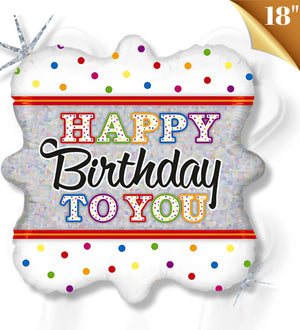18" P. Grabo Candle Bırthday To You Folyo Uçan Balon