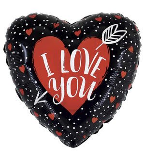 Grabo 18" P. Love You Heart Arrow Folyo Uçan Balon