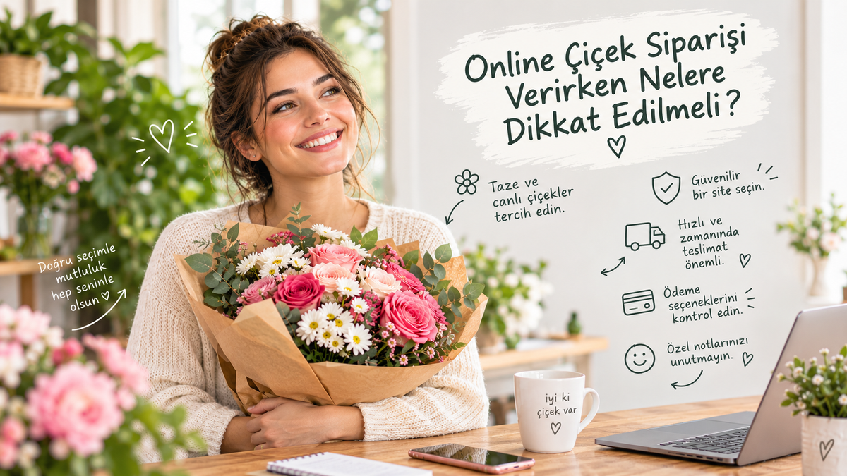 Online Çiçek Siparişi Verirken Nelere Dikkat Edilmeli?