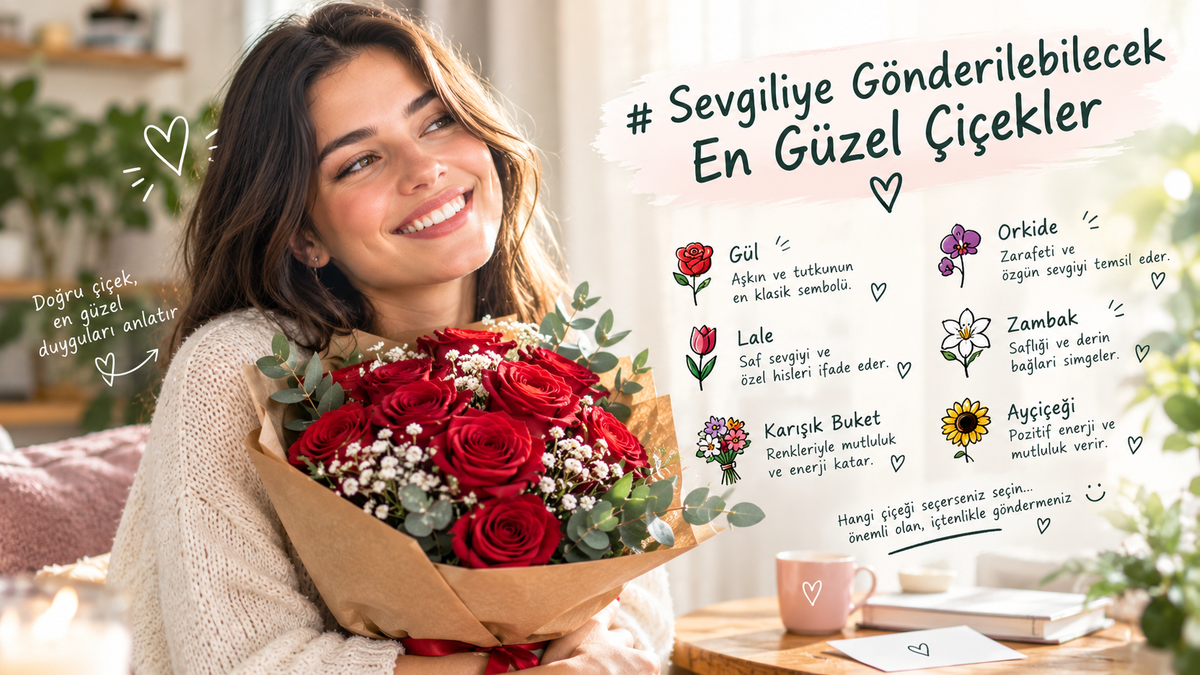 Sevgiliye Gönderilebilecek En Güzel Çiçekler