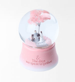 Together Işıklı Püskürtmeli Kar Küresi Pembe