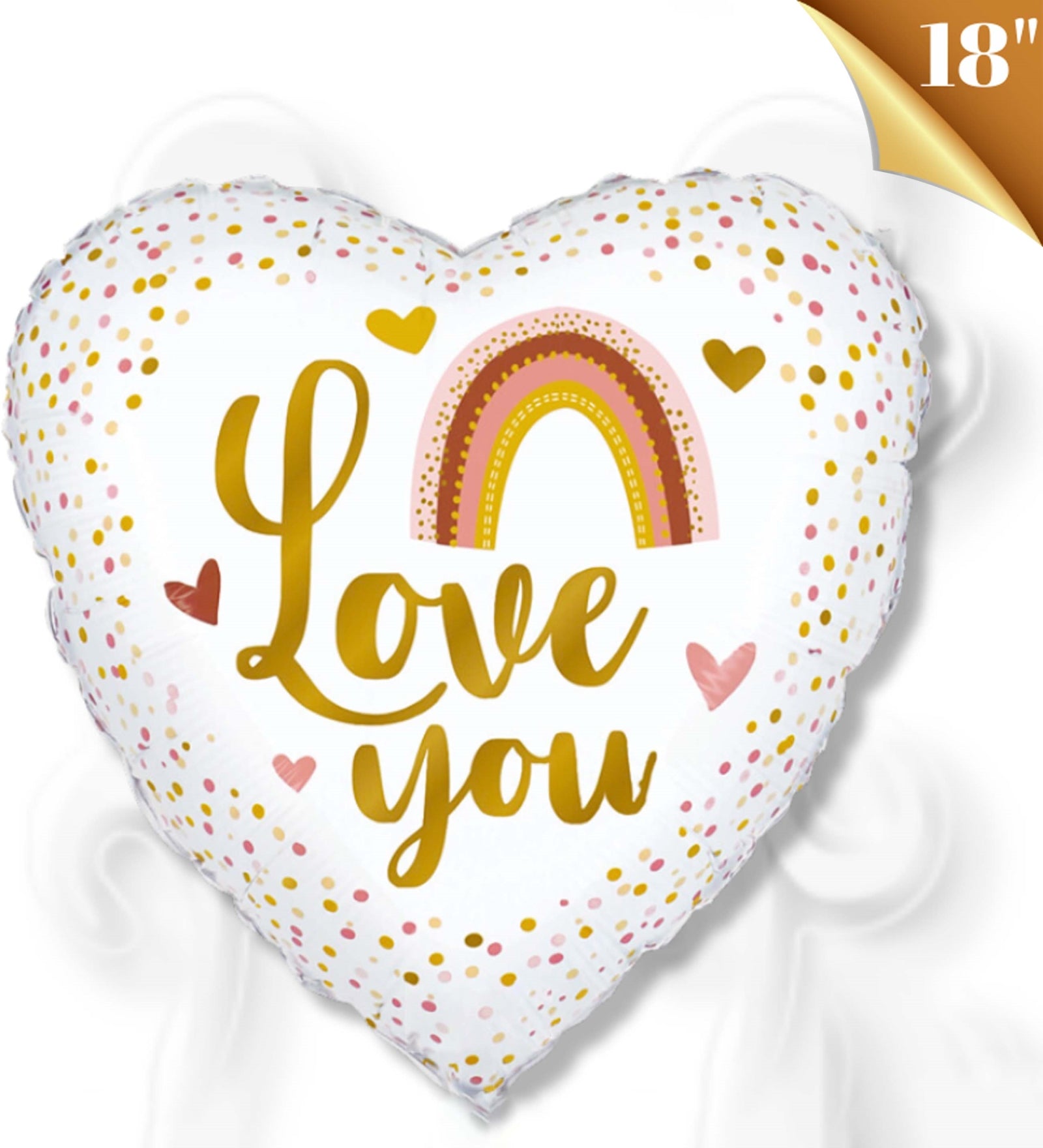 18" P. Grabo Boho Love You Folyo Uçan Balon