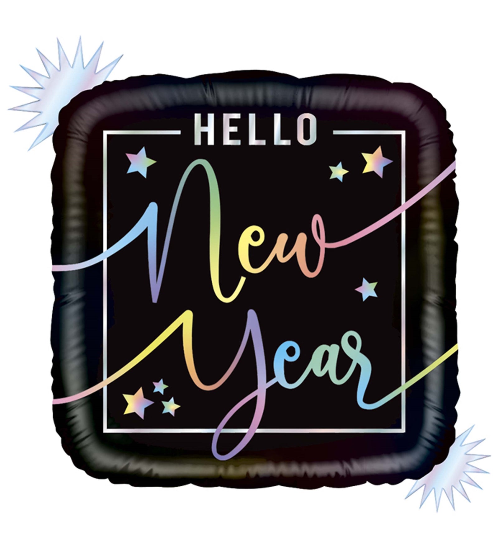 Grabo 18" P. Opal Hello New Year Folyo Uçan Balon