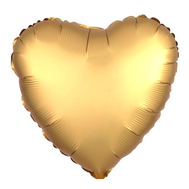 18" Kalp Gold Folyo Uçan Balon