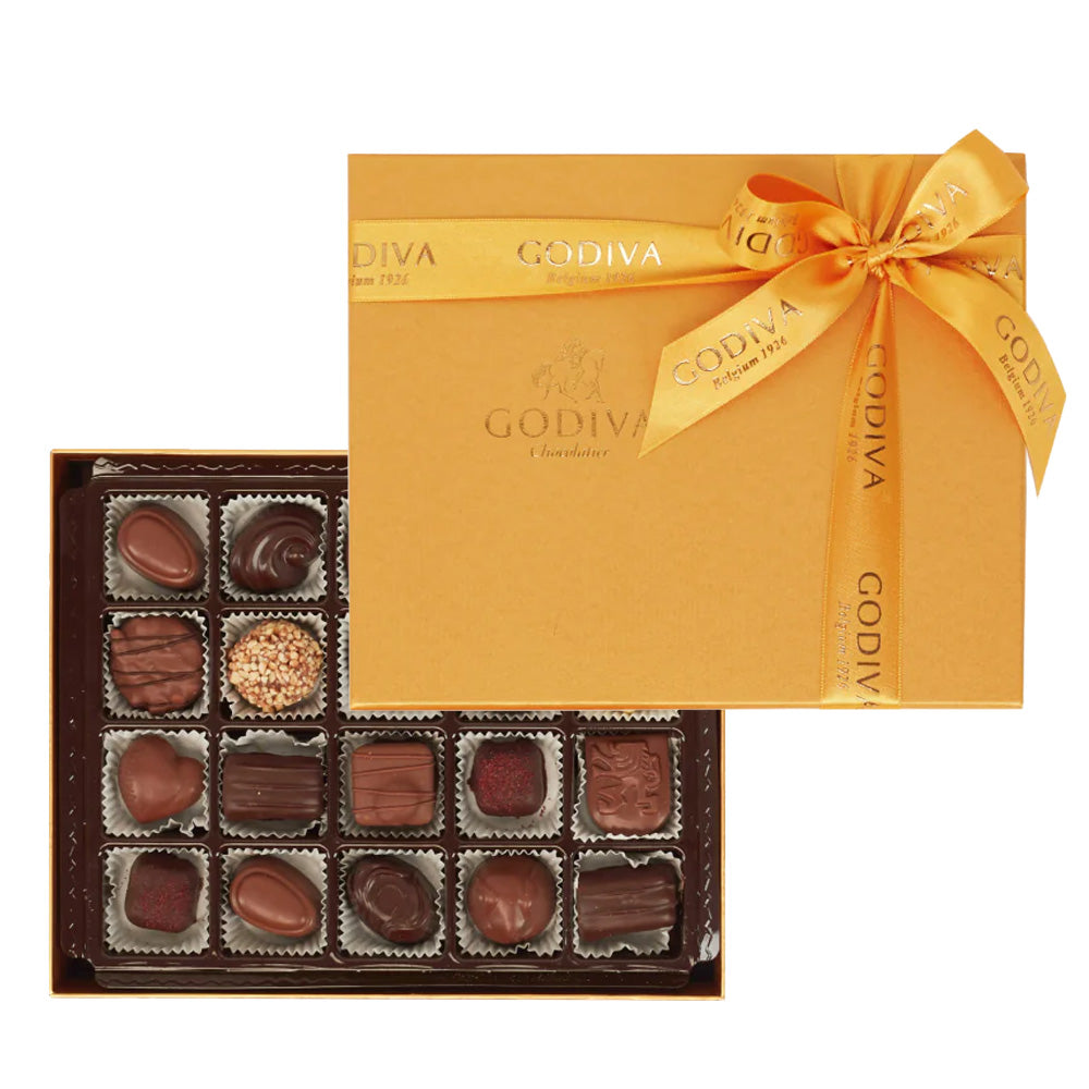 Godiva Gold Rigid Box, 20 Adet Pralin