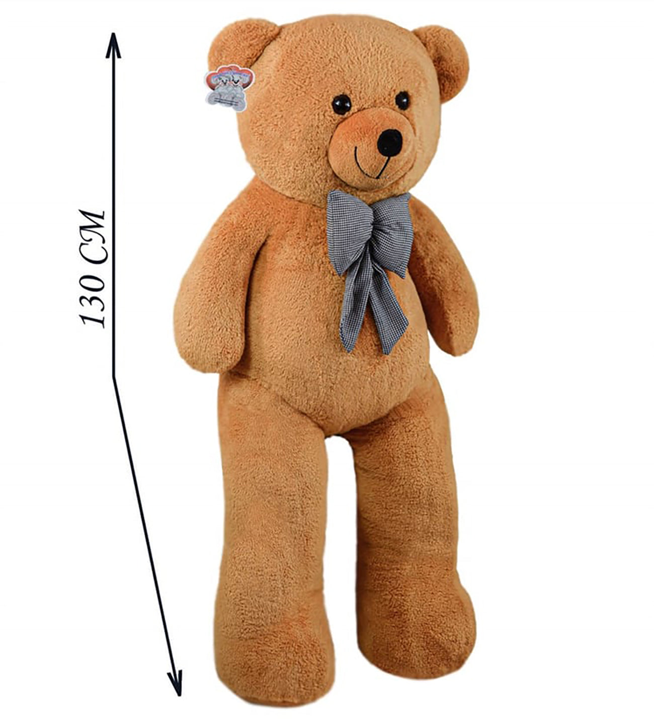 130 Cm Papyonlu Büyük Kahverengi Ayıcık