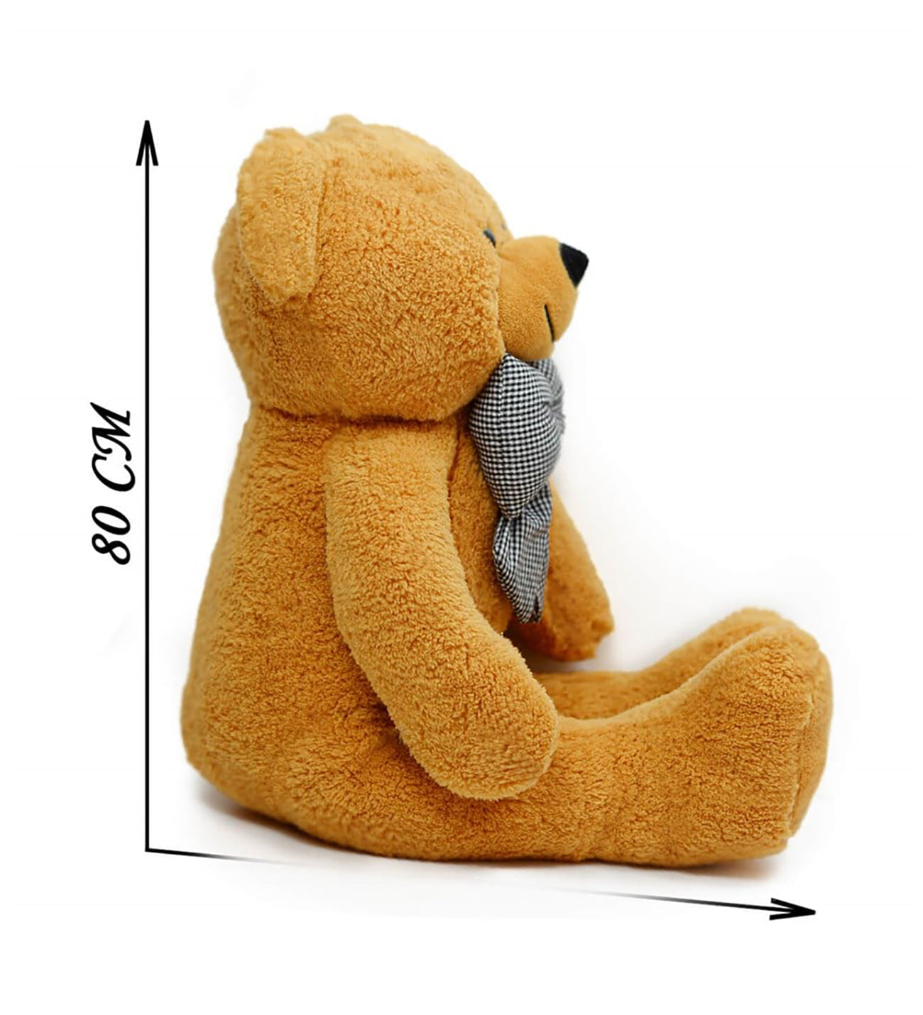 80 Cm Kahverengi Papyonlu Ayıcık