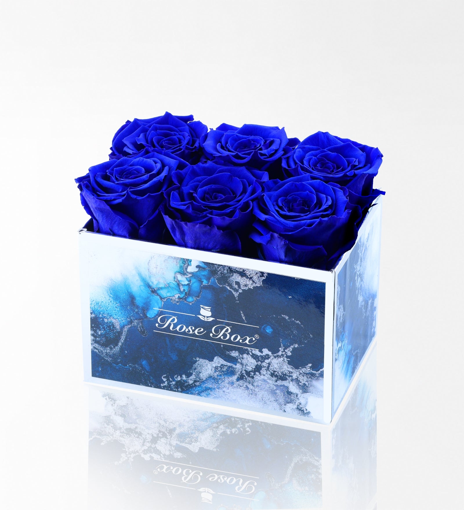 Sea Blue 6 Mavi Solmayan Gül