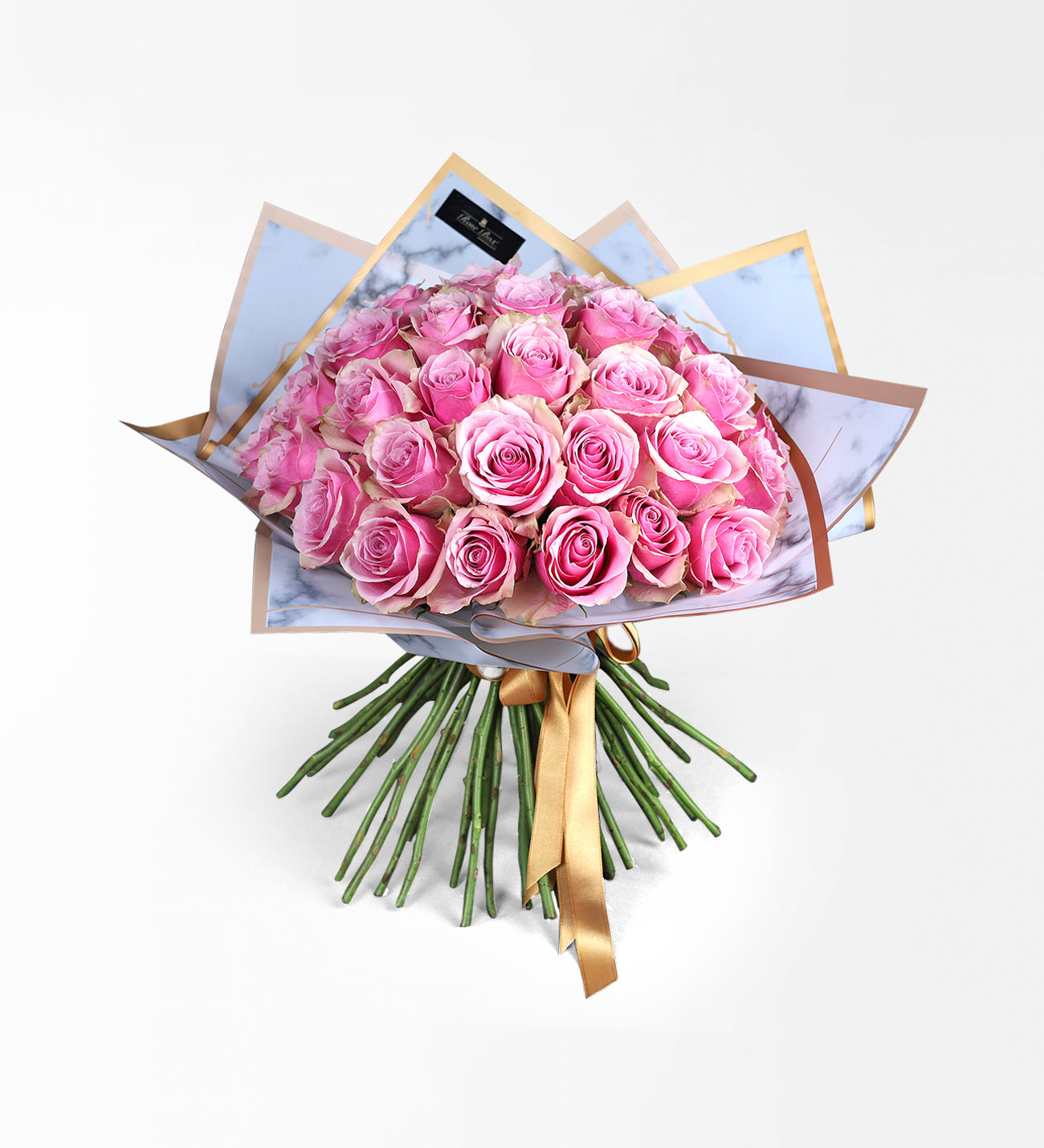 Premium 50 Pembe Gül Buketi