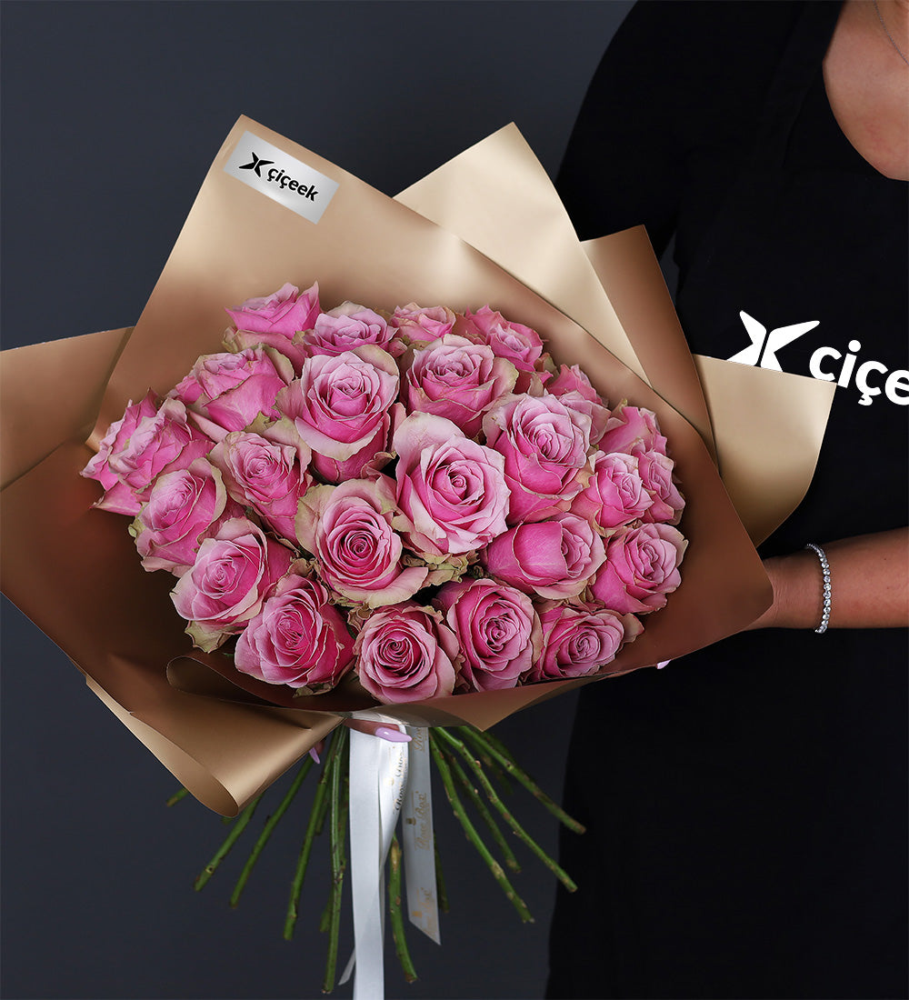 Vendy 30 Pembe Gül Buketi